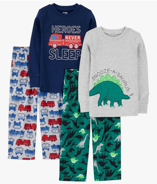 PIJAMAS DINOSAURIO/CARROS
