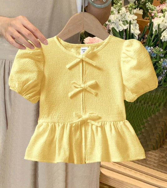 Blusa con Chonguitos Amarilla