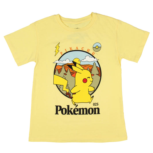 Camiseta Pikachu Amarilla
