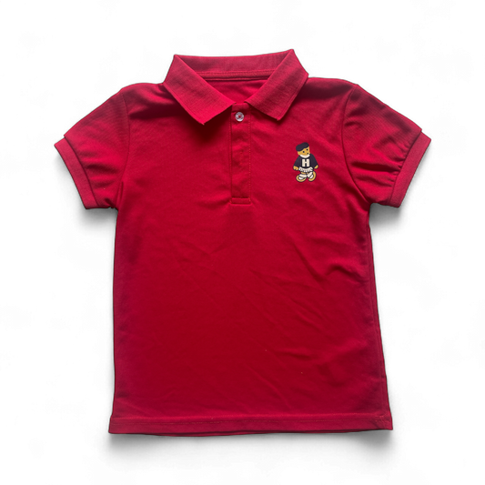 Camisa Roja de Cuello Tommy Hilfiger