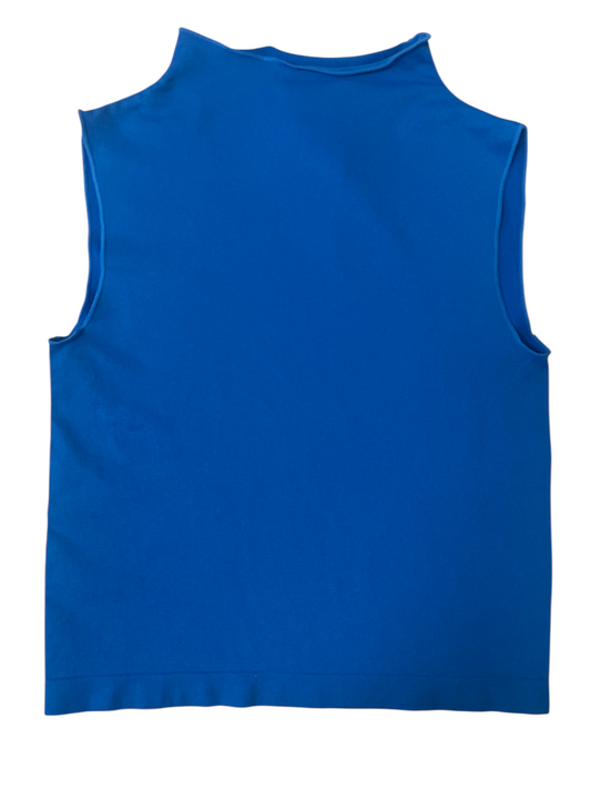 Camiseta Escotada Azul