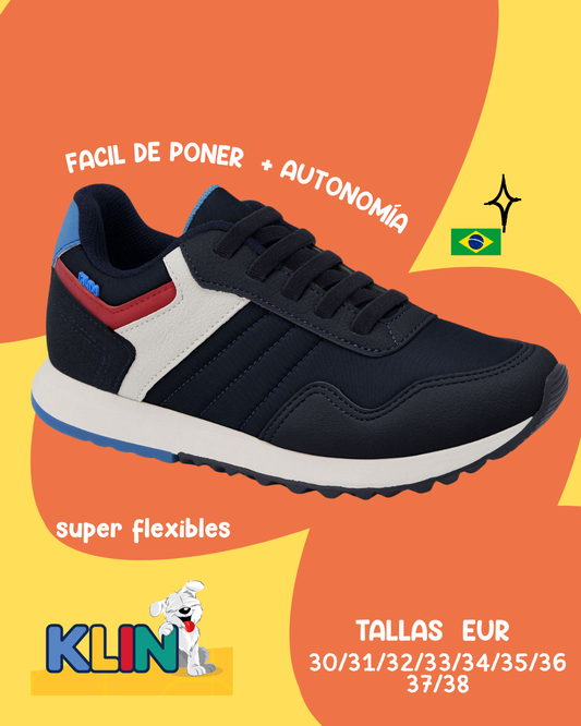 TENIS KLIN AZUL/BLANCO/ROJO