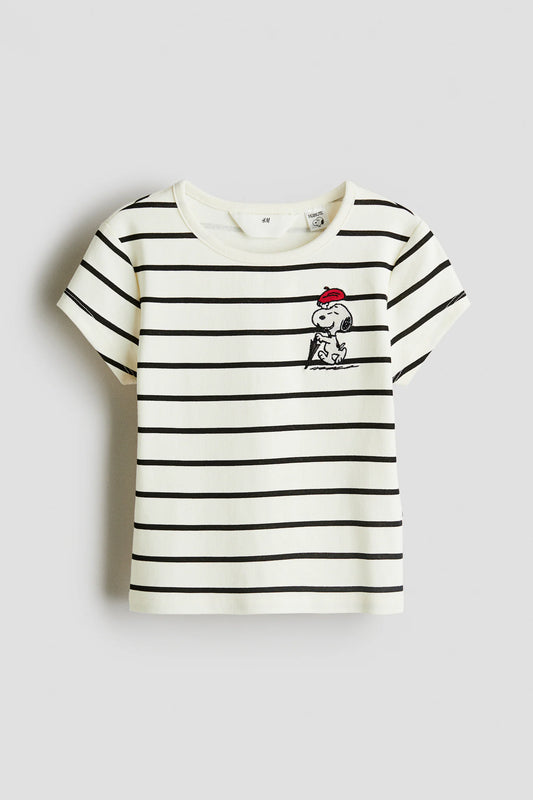 Camisa Snoopy rayada