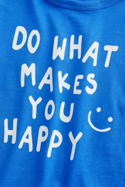 Camiseta Manga Larga 'Do what makes you happy'