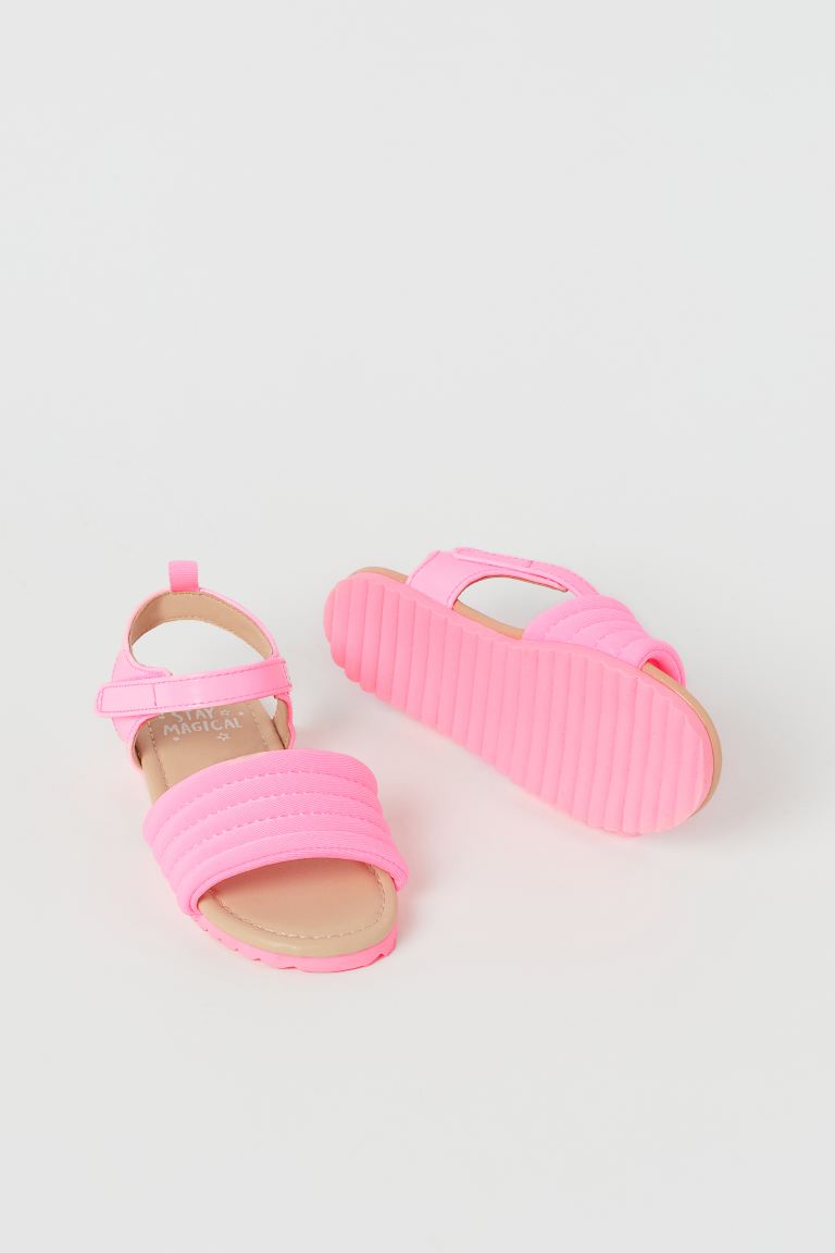 Sandalias Rosa Neon