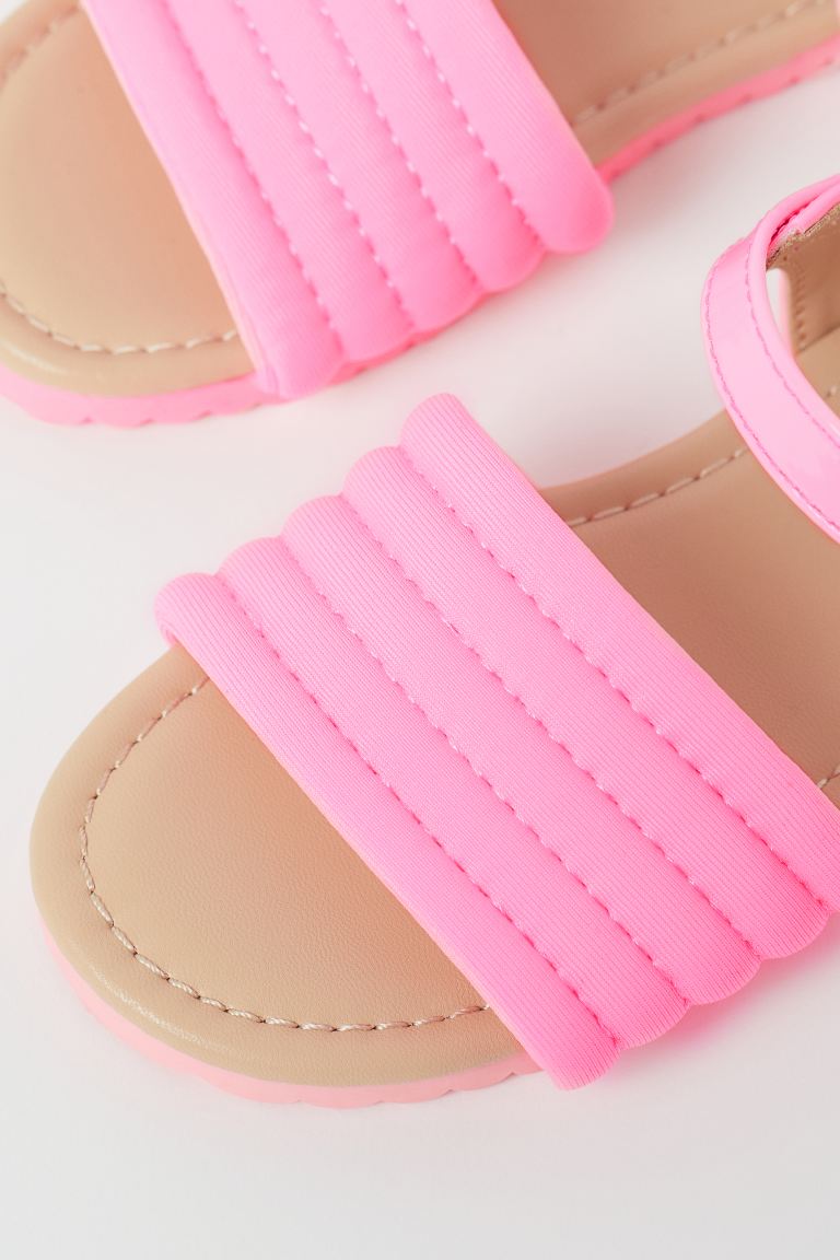 Sandalias Rosa Neon