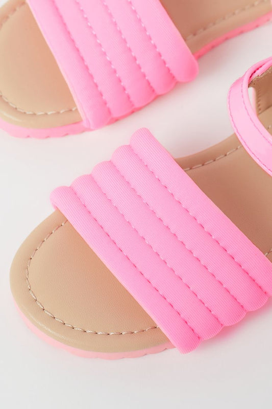 Sandalias Rosa Neon