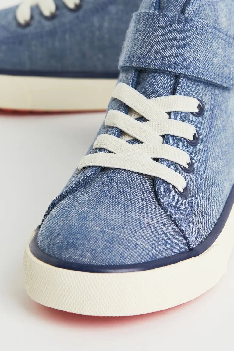 Tenis Azul Denim Altos