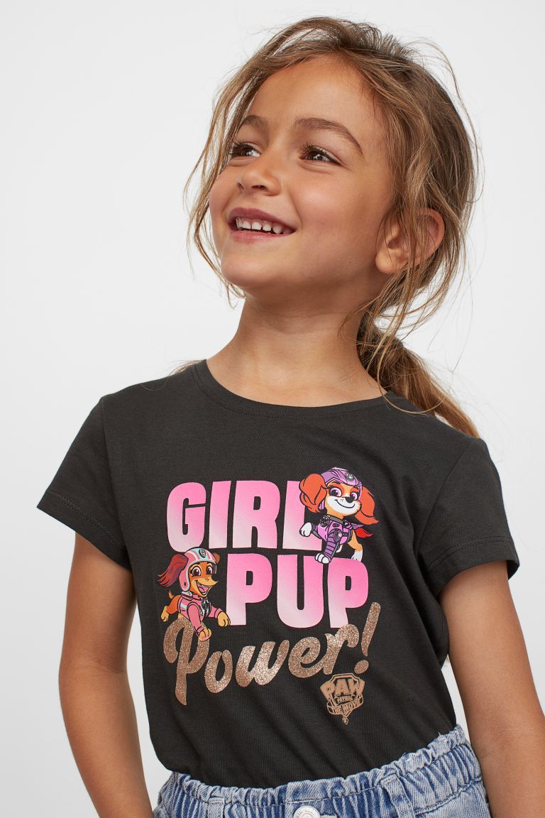 Camiseta Paw Patrol Negra